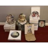A collection of forty two various plates - comprising of Royal Doulton, Coalport, Danbury Mint,