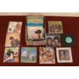 A box of approx. 70 Japanese singles. Comprising of Sugiyama Kiyotaka, and 'The Tigers' etc.