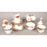 A quantity of Royal Albert old country roses dinner/teawares.