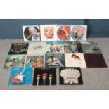 A collection of seventeen vinyl LP's - to include three picture LP's of Marilyn Monroe & a 'Remember