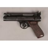 A Webley Senior .22cal air pistol.