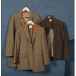 Three country wear jackets. Includes Viyella, Zacharias and Orvis examples. (Viyella size 14,