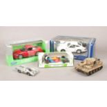 A collection of diecast model vehicles. Includes Corgi, Solido, Mira etc.