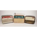 Three vintage radios - comprising of a PYE Cambridge Bakelite radio (069024), a PYE Transistor radio