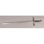 A replica Excalibur sword.