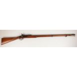 A Snider Enfield conversion 577 rifle with snider action no visible serial number. Can not post Very