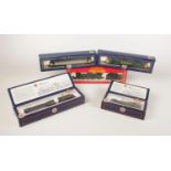 A selection of five die cast model trains (boxed). Comprising of two Lima collection (L205250 &