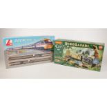Two electric train sets - comprising of a Lima Technology Intercity set & a Hornby Dino Safari