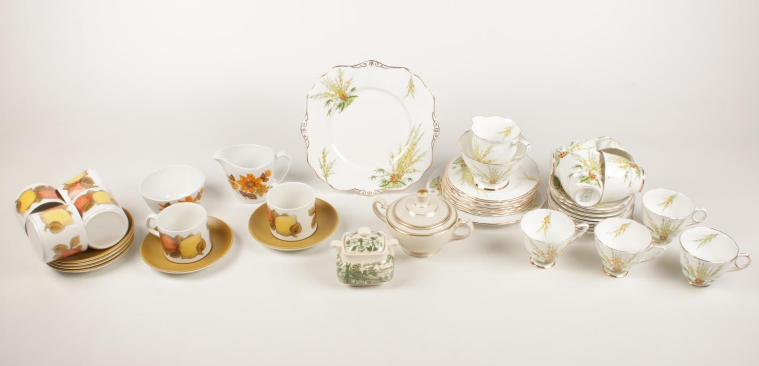 A collection of ceramics - to include Royal Stafford 28 piece 'Broom' tea set (8x trios, sugar