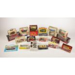 A selection of boxed diecast vehicles - comprising of McGills Leyland National (14701), Matchbox