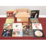 A box of approx. sixty eight vinyl LP's - to include, Billy Joel, Dusty Springfield - A girl named