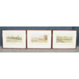 Three framed Cecil Aldin hunting prints. The Warwickshire, The Blackmore Vale and The Duke of