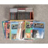 A box of classical CDs and magazines. The Classical Collection.