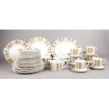 A collection of Midwinter tea & dinner wares. 'Sienna', cups/saucers, plates, milk jug examples etc