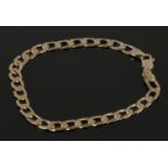 A 9kt Gold Link Bracelet Gross Weight: 6.63g Length: 20cm Condition - Good.