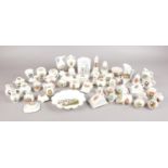 A large collection of mostly crested china - to include 'Willow Art', 'Carlton' & W.H.Goss etc.