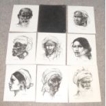 Portrait of Pakistan, Bashir Mizra; a folder of portrait prints