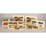 A collection of Lledo Days Gone presentation/gift sets die cast vehicles. Famous stores of London LS