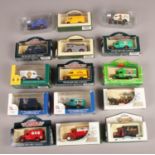 A collection of 15 Lledo Days Gone die cast vehicles. Dennis Delivery Van Tia Maria, 1950 Bedford 30