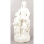 A Portmeirion Parian lady figure. 35cm height.