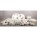 A quantity of Royal Worcester 'Evesham'. Oven to tableware, lidded tureens, flan dishes, serving