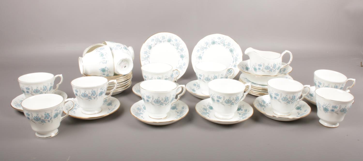 A forty piece Colclough 'Braganza' part tea set. To include fourteen cups, sixteen saucers, eight