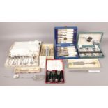 Six boxed sets of flatware and loose pieces. To include a full set of Tala Queen Icing set, a