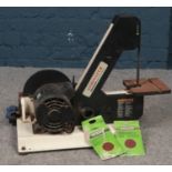 An Axminster Power Belt & Disc Sander. Model AW18BDS