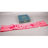 A group of miscellaneous. Liverpool FC Rome 1977 European Champions Cup Winners scarf, Parker