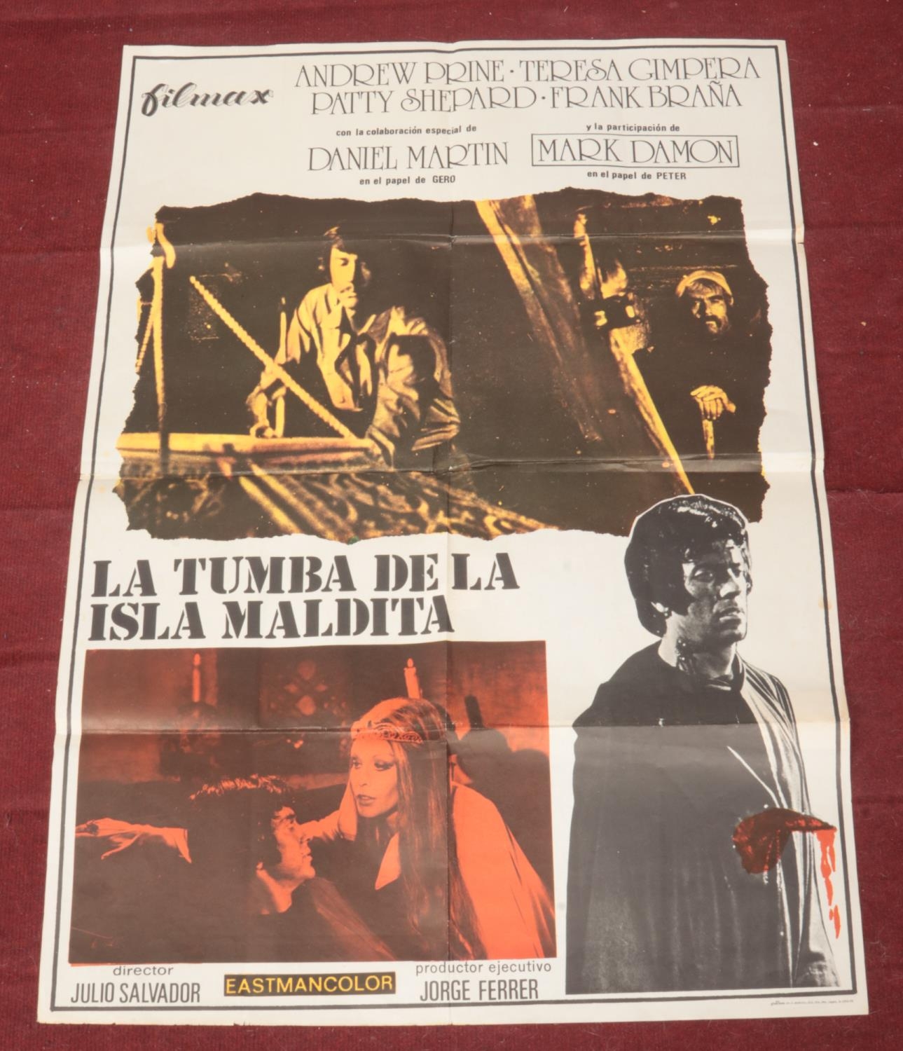 Two South American Vintage Film Posters. To include 'Por Quien Doblan Las Campanas' Starring - Image 3 of 3