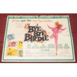 A 1960's UK Quad Poster for Teen Movie, 'Bye Bye Birdie'. Starring Janet Leigh & Dick Van Dyke. H: