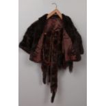 A collection of vintage furs. Includes cape and polecat stoles.