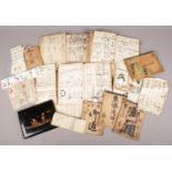 A quantity of oriental book. Including hand written calligraphy examples, etc.