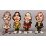 The Beatles Vintage Hand Painted Lead Figures. 25mm High.