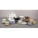 A group of miscellaneous ceramic's. Royal Albert, Adams etc