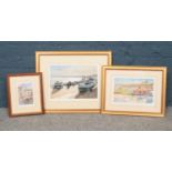 Three framed limited edition prints by John Rudkin all signed in pencil by the artist. To include