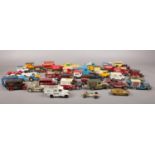 A collection of die cast vehicles. Matchbox, Lledo, Corgi etc.