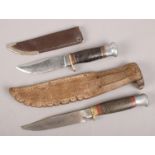 Two hunting knives. Including a William Rodgers example, etc.