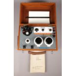 Mid 20th century Wooden Cased Cambridge Portable Potentiometer Type no. 44228.