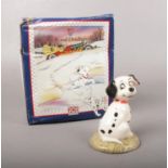 A Royal Doulton Disney's 101 Dalmatians 'Lucky' dog figure. DM 8.(with original box) 7cm height.