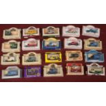 A collection of 20 Lledo die cast vehicles. 1928 Model T Ford (Cadbury), 1931 Morris Van (Weetabix),