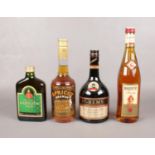 Four full & sealed bottles of Alcohol. St. Remy Napoleon Brandy, Majestat Brandy, French Napoleon