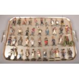 A collection of Delprado figures. Approx 40. Private Coldstream Guards 1815, Piper 71st (Glasgow)