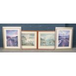 Four framed limited edition prints, Sam Chadwick and Leigh Rebecca. All signed by the artists.