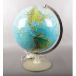 Scan-globe illuminated desk globe. type 5. 44cm h.