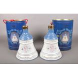 Two Bell's full & sealed commemorative decanters. For the Ninetieth Birthday of Queen Elizabeth