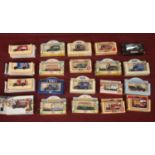 A collection of 20 Lledo die cast vehicles. The Darling Buds of May, Tetley Teas, H. Samuel etc.