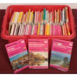 A box of Ordnance survey. Whitby, Barnard castle, Northallerton etc.