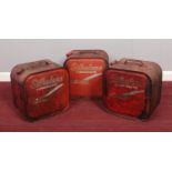 Three vintage Dalton & Co Silkolene cans with Concorde logo.