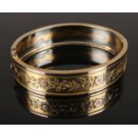 A Continental silver bangle, stamped 800. Total Weight: 17.94g
